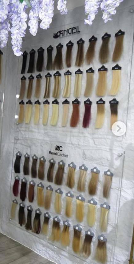 Acrylic Hair Extension Display Boards