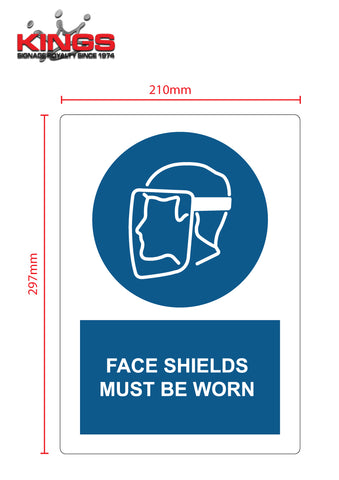 COVID-19 Safety Signs - Face Shields