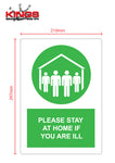 COVID-19 Safety Signs - Home