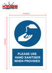 COVID-19 Safety Signs - Hand Sanitiser