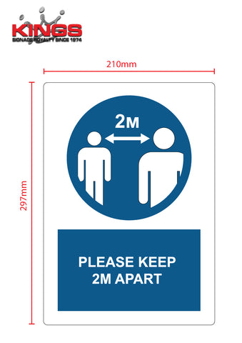 COVID-19 Safety Signs - 2M Social