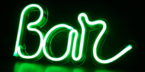 Kings LED Neon Sign - Bar