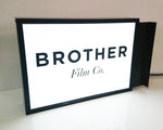 400x300mm D/Sided Lightbox with projecting bracket - Custom Text