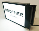 400x300mm D/Sided Lightbox with projecting bracket - Custom Text