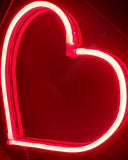 Kings LED Neon Sign - Heart