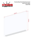 Clear Protective Screen - 1200mm x 1000mm Blank