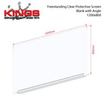 Clear Protective Screen - 1200mm x 800mm Blank