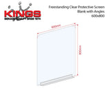 Clear Protective Screen - 600mm x 800mm Blank