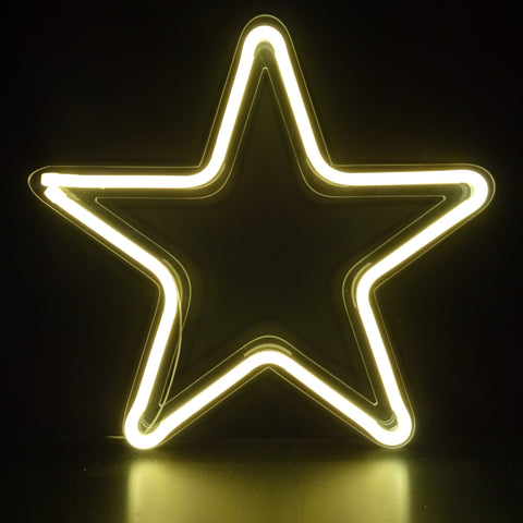 Kings LED Neon Sign - Star